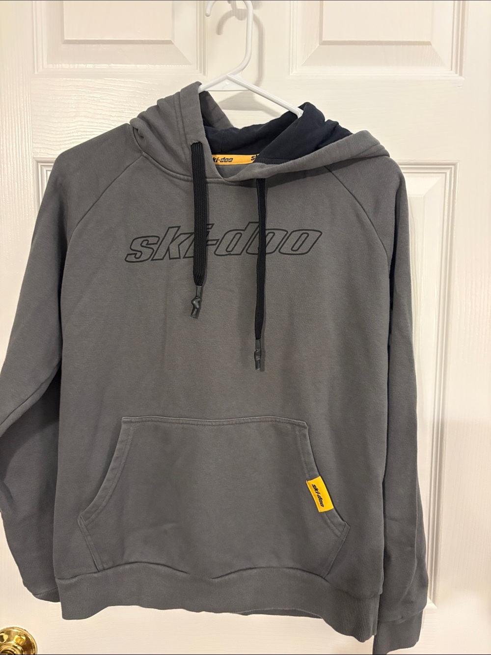 Ski-Doo Men's Gray Pullover Hoodie
